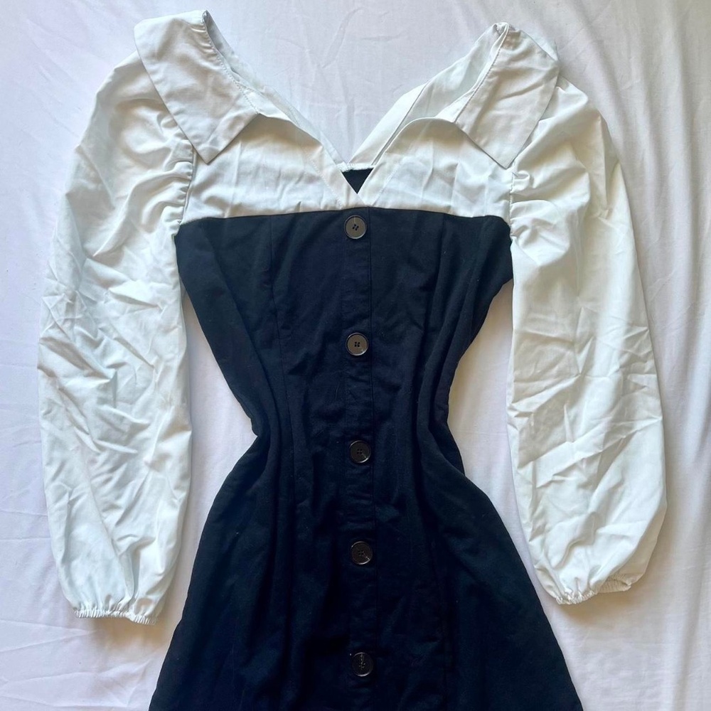 Black/White dress